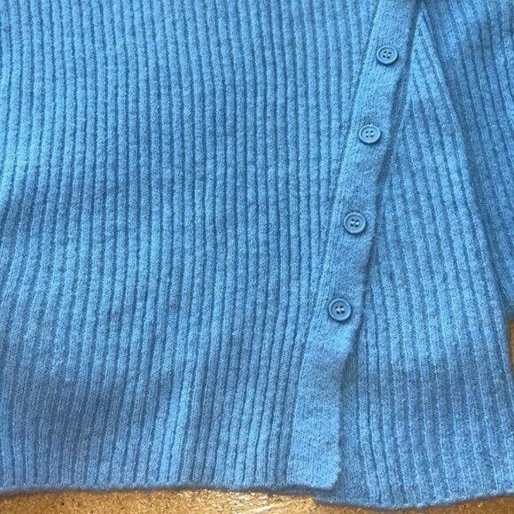 Bardot Wynter Knit Dress In Bijou Blue Size Large - Picture 7 of 13